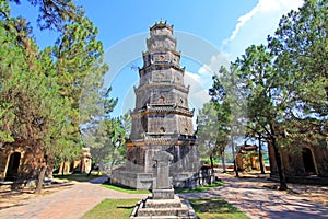 Thien Mu Pagoda, Hue Vietnam photo