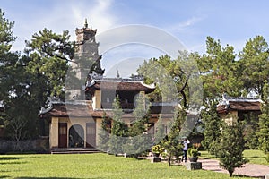 Pagoda of the Celestial Lady in Hue, Vietnam photo