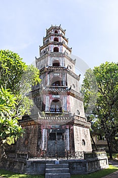 Pagoda of the Celestial Lady in Hue, Vietnam photo