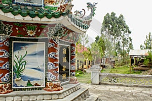 Pagoda Chua Linh Son. Da Lat, Vietnam