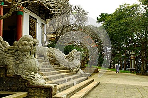 Pagoda Chua Linh Son. Da Lat, Vietnam