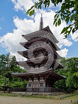 Pagoda in Daigoji Temple in Kyoto