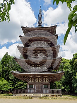 Pagoda in Daigoji Temple in Kyoto