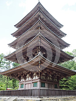 Pagoda in Daigoji Temple in Kyoto