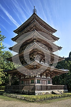 Pagoda in Daigoji Temple, Kyoto, Japan