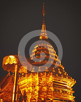 Pagoda at Doi Suthep Temple