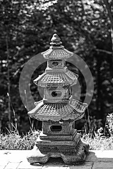 Pagoda is emblematic towerlike, solid or hollow structure made of stone, brick, or wood. Pagodas lanterns as traditional asian