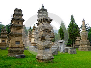 The Pagoda Forest in Shaolin Temple photo