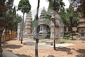 The Pagoda Forest at the Temple in Shao Lin, located in XiAn Chi