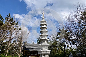 Pagoda in Haedong Yonggungsa Temple