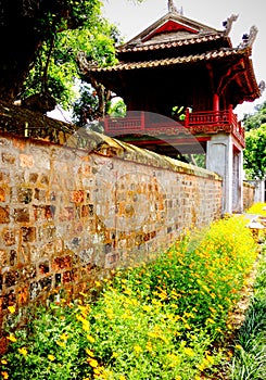 Pagoda, Hanoi, Vietnam