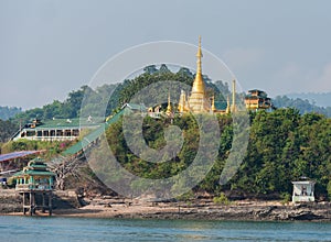 Pagoda on Kadan Kyun, Myanmar photo