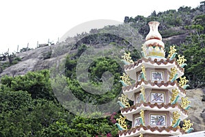 Pagoda on Khao Takiab Temple, Hua Hin