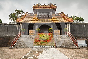 Pagoda at Khiem Tomb of Tu Duc in Hue Vietnam