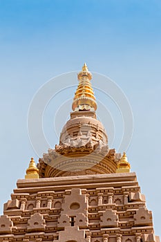 Pagoda is located in Wat Thakham ,Mae Hia , Mueang Chiang Mai ,Chiang Mai Thailand