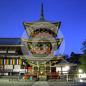 Pagoda at Narita-san Temple near Tokyo, Japan