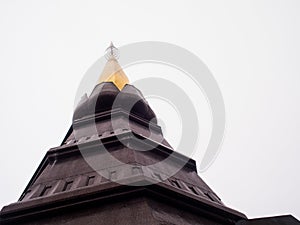 Pagoda noppha methanidon-noppha phon phum siri stupa in an Int