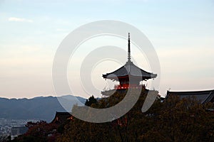 Pagoda overlooking Kyoto