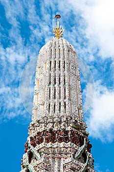 The pagoda in Phra Arang wat Arun, Bangkok, Thailand.