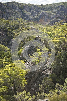 Pagoda rock in Blue Mountains national park