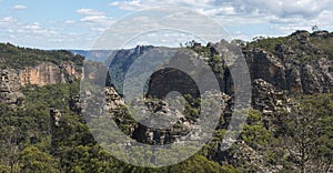 Pagoda rock in Blue Mountains national park