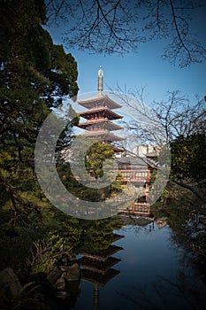 Pagoda of Senso-ji Temple