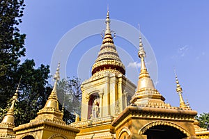 Pagoda Shan Style In Pai, Maehongson Thailand