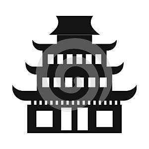 Pagoda simple icon