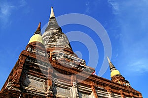 Pagoda statue at Wat Yai Chaimongkol, Thailand