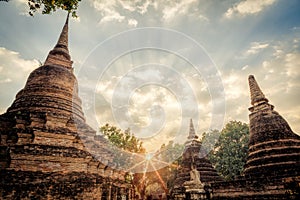 Pagoda at Sukhothai historical park