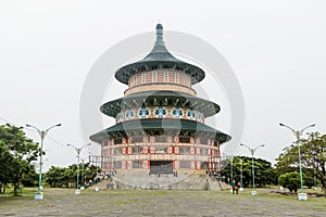 Pagoda Tian Ti di Kenjeran in Surabaya, Indonesia