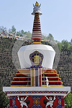 Pagoda of Tibetan Buddhism