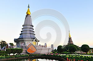 Pagoda on top of the mountain