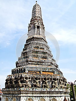 A Pagoda at the Wat Arun (Temple of the Dawn)
