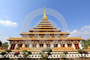 Pagoda at Wat Nongwang, Khon kaen Thailand photo