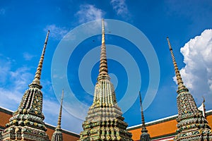 Pagoda in Wat Pho, Thailand