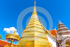 Pagoda of Wat Phra That Cho Hae temple.