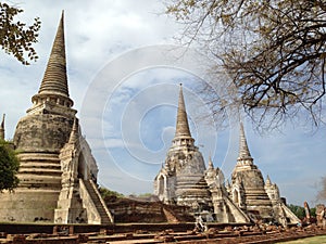 Pagoda at Wat Phra Sri Sanphet