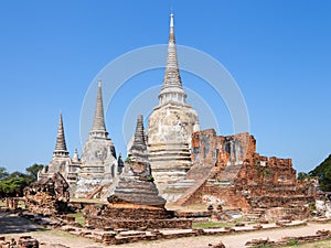 Pagoda at wat phra sri sanphet temple
