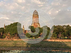 Pagodas in Ayutthaya Historical Park, Thailand