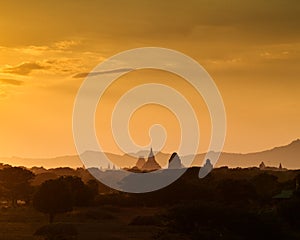 Pagodas, Bagan, Inle Lake, Myanmar