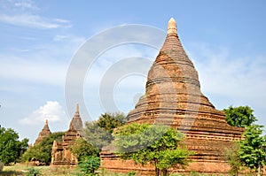 Pagodas in Bagan, Myanmar