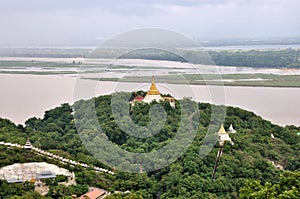 Pagodas that dot Sagaing photo