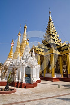 Pagodas of Shwedagon complex