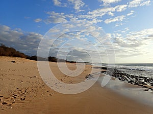 Pahohaku Beach at Dusk