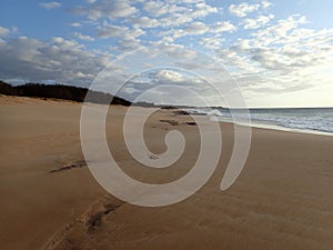 Pahohaku Beach at Dusk