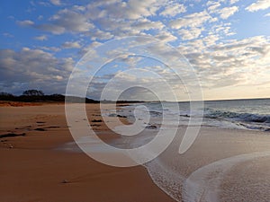 Pahohaku Beach at Dusk