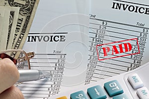 Paid invoice