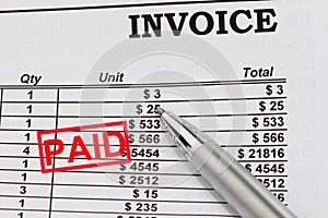 Paid Invoices