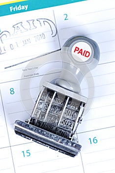 Paid stamp